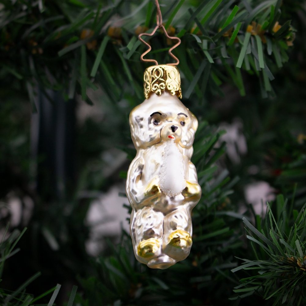 Vintage Bear with Bottle Old World Christmas Ornament